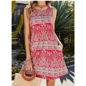 Fashion New Power Boho Summer Dress w/ Pockets NWT Sz Small